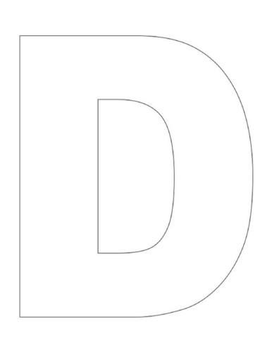 letter d duck craft template
 D is for Duck Letter D Craft | Our Kid Things - letter d duck craft template