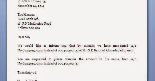 letter template bank account address change letter
 Letter to Bank for Wrong Account Number - letter template bank account address change letter