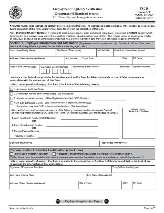 form i-9 download
New I-9 Form Mandated After Jan. 22, 2017 .. form i-9 download
New I-9 Form Mandated After Jan. 22, 2017 ..