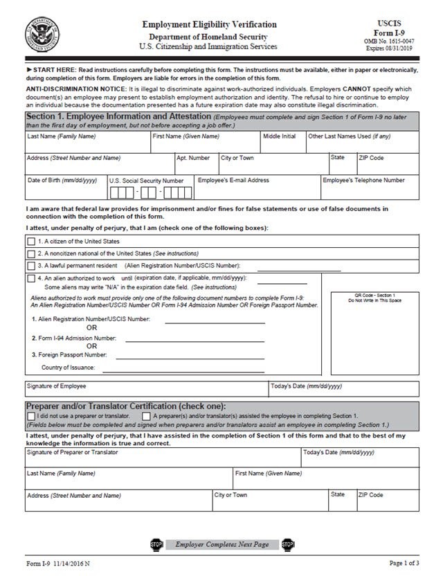 form i-9 download
 New I-9 Form Mandated After Jan. 22, 2017 ..