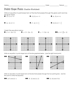 slope intercept form answer key
 Point Slope Form Practice Worksheet Answers - Fill Online ..