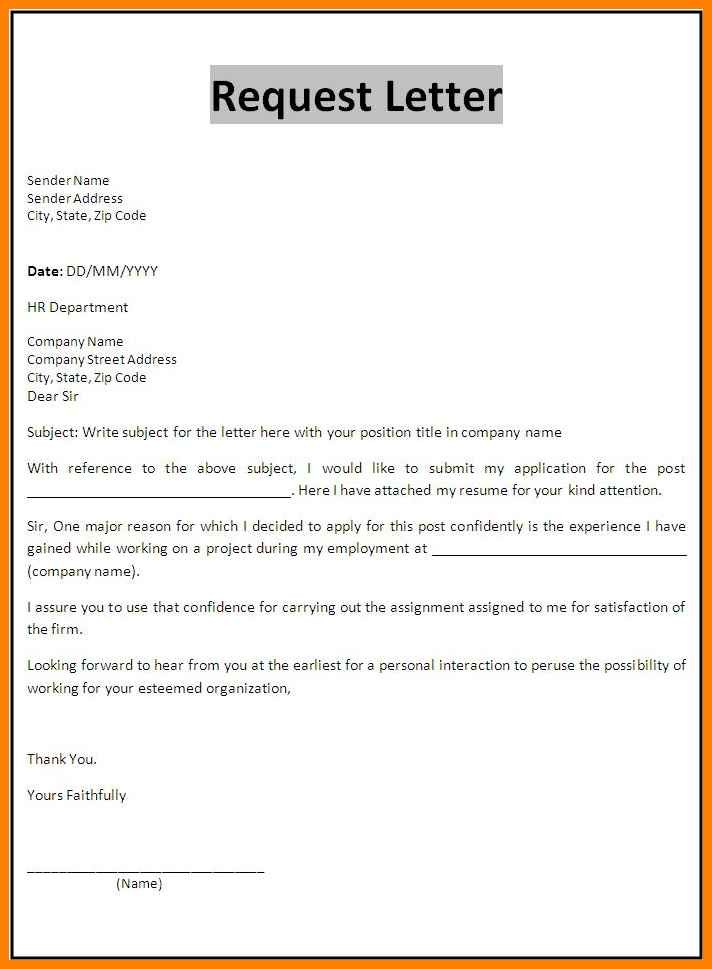 job application letter template
 11+ farmat for formal application | weekly template - job application letter template