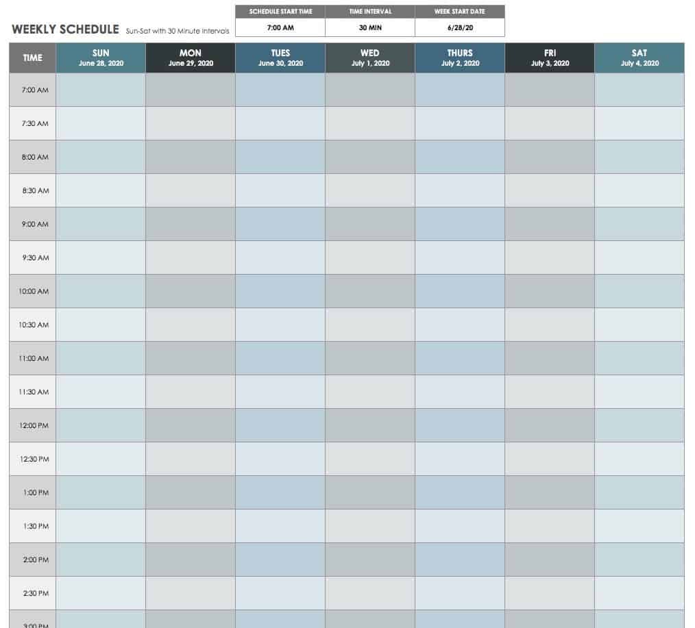 M f Weekly Calendar Template 3 Things You Most Likely Didn t Know About 