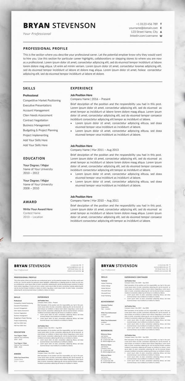 resume template graphic designer
 30 Best Word Resume Templates | Design | Graphic Design ..