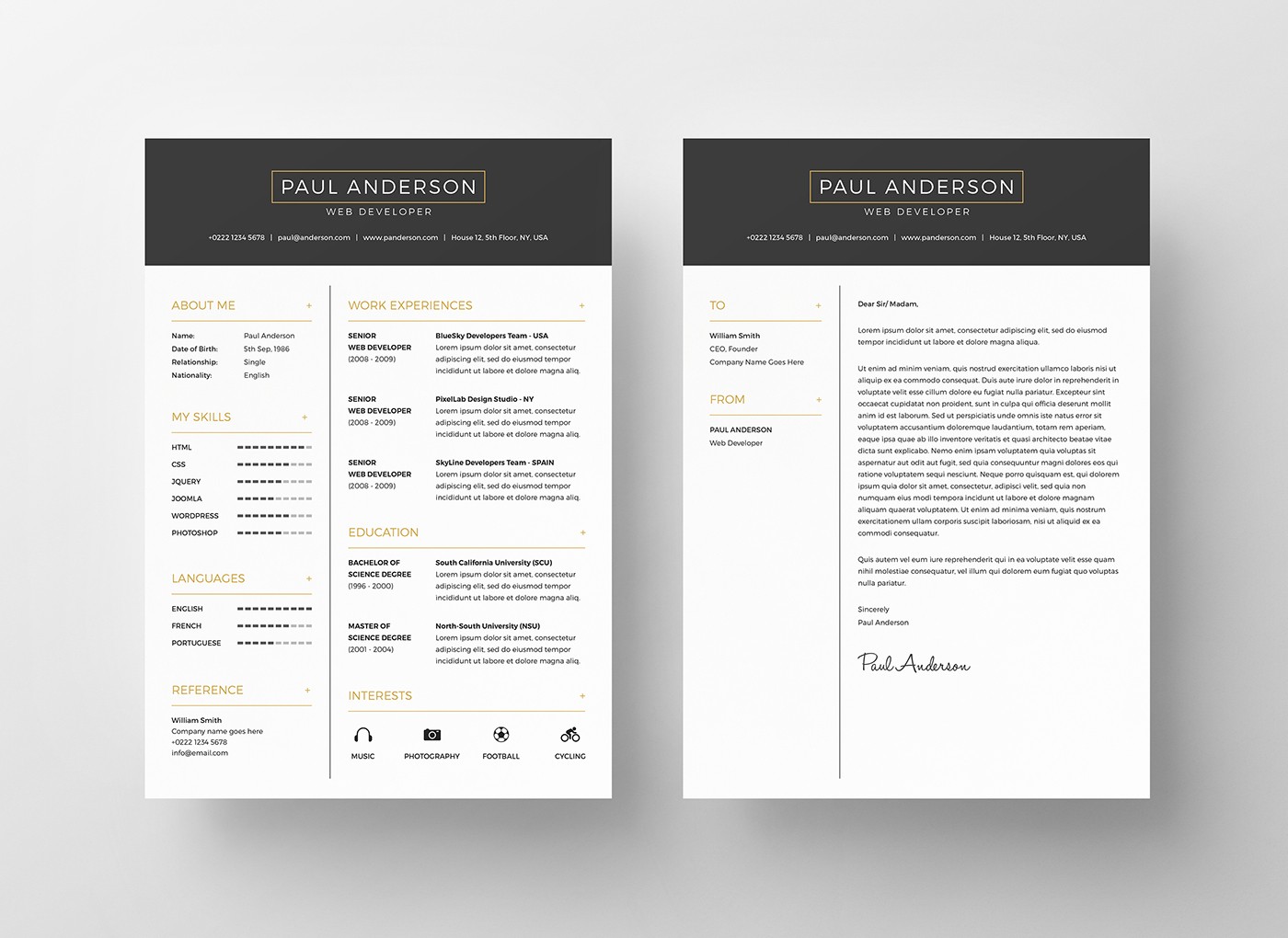 2 column resume template word
 40 Free Printable CV Templates in 2017 to Get a Perfect Job - 2 column resume template word