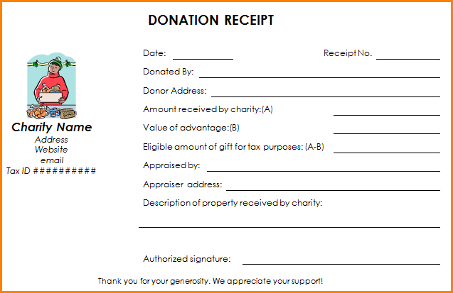 501c3 donation letter template
 5+ 501c3 donation receipt | Restaurant Receipt - 501c3 donation letter template