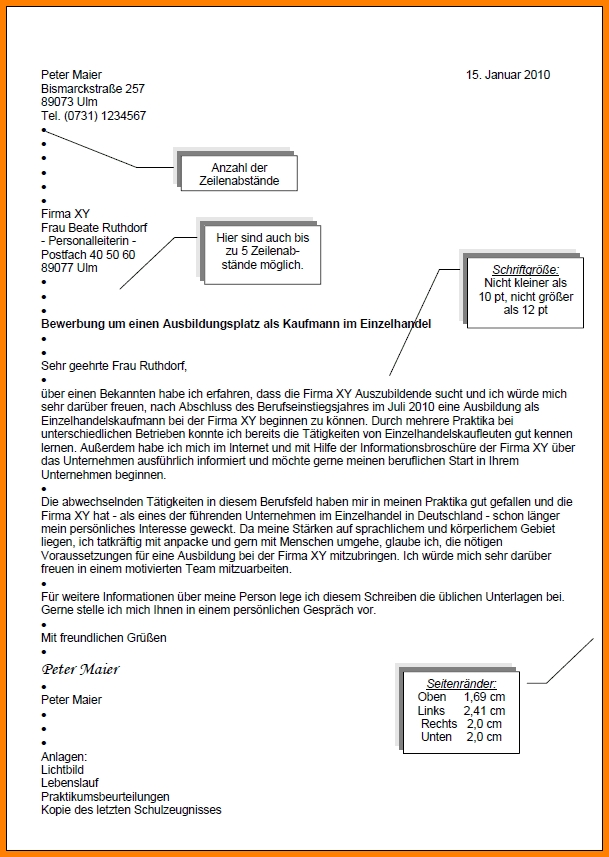 New Letter Format Germany Tips - Format Kid