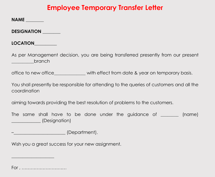 financial hardship letter template
 Correct Format to Write a Transfer Request Letter (With ..