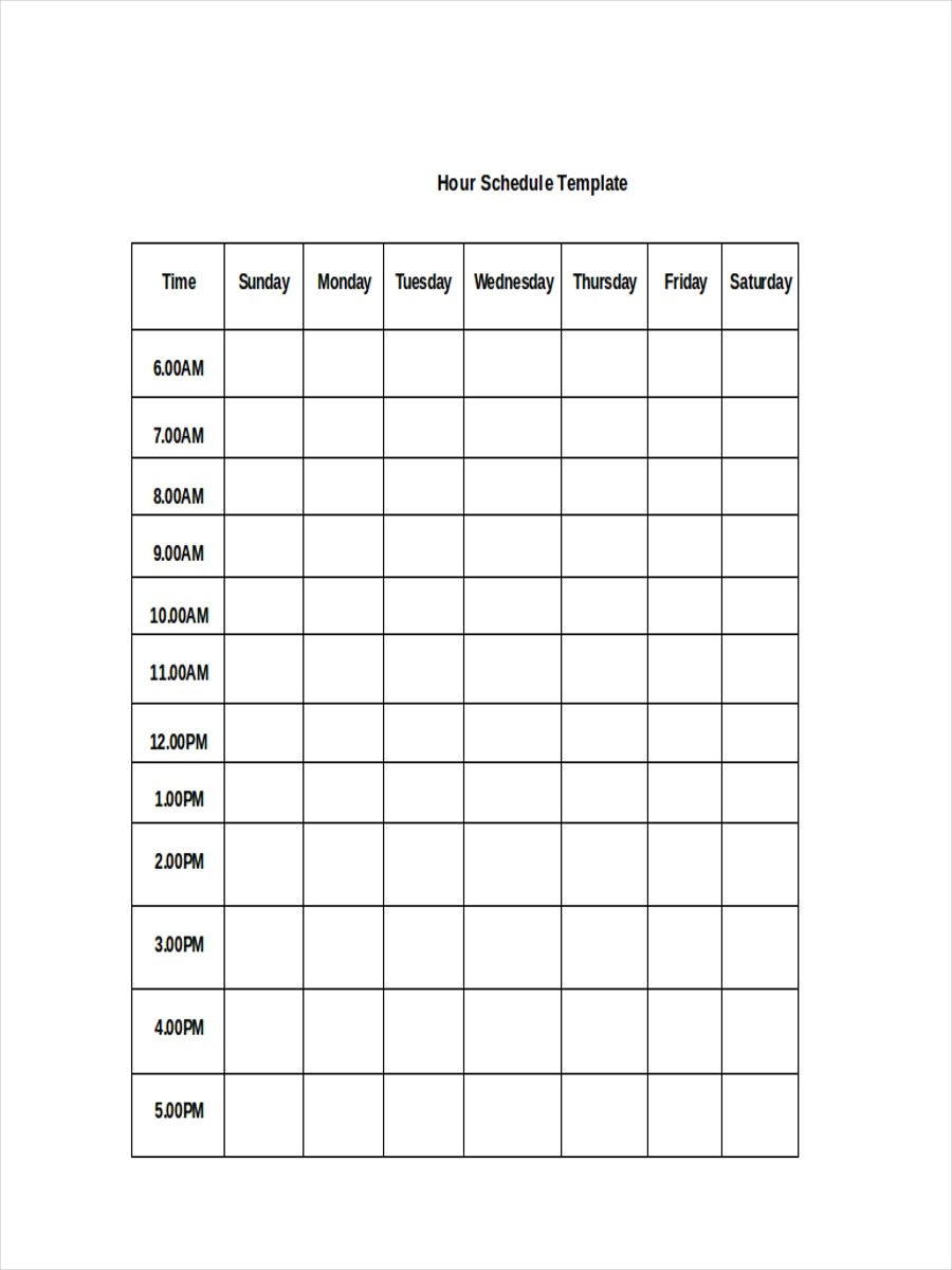 sheets-schedule-template