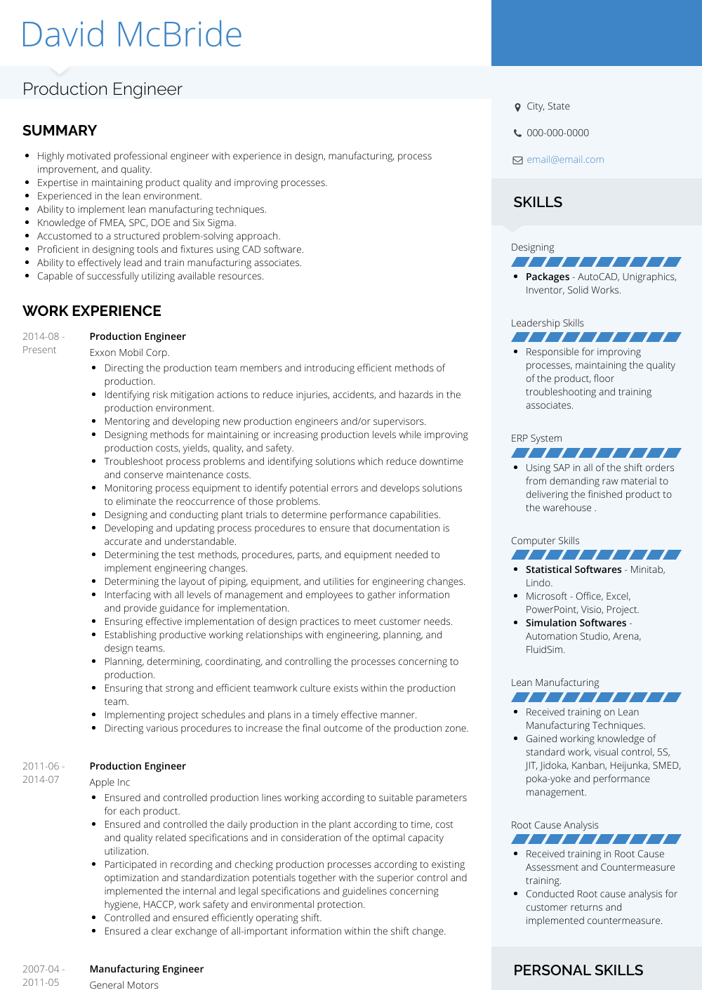 resume template skills
Production Engineer - Resume Samples and Templates | VisualCV - resume template skills resume template skills
Production Engineer - Resume Samples and Templates | VisualCV - resume template skills