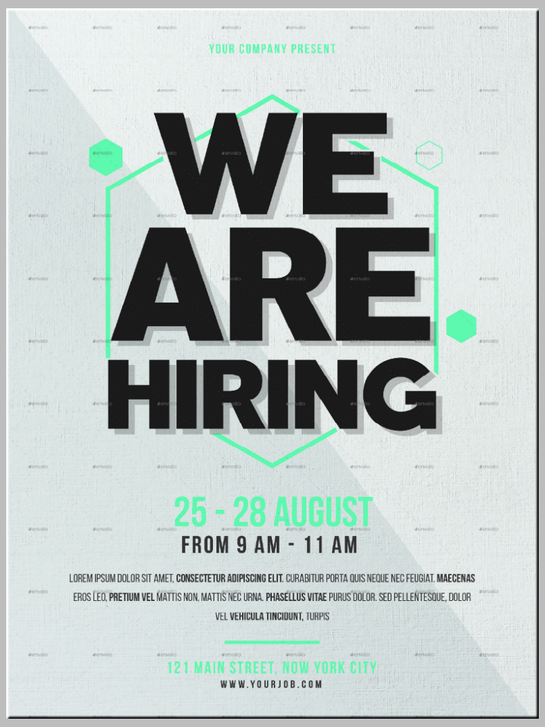 free job flyer template
 14+ Job Flyer Designs & Templates - PSD, AI | Free ..