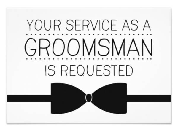 Groomsmen Proposal Template Five Advice That You Must Listen Before 