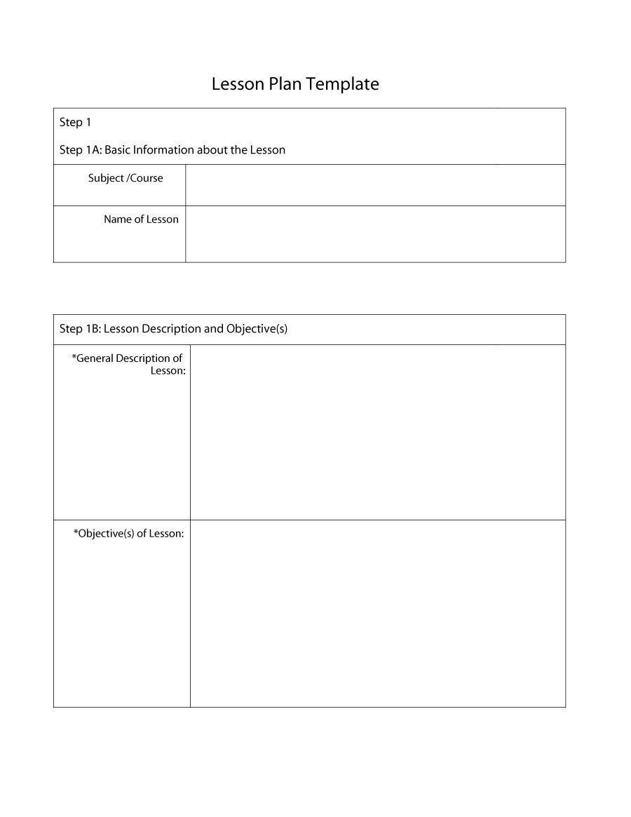 lesson plan template ib
 44 FREE Lesson Plan Templates [Common Core, Preschool, Weekly] - lesson plan template ib