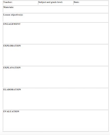 5 e model lesson plan template
 5E Lesson Plan Template for Math | Study