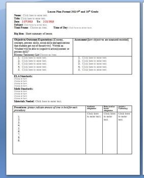 lesson plan template 6th grade
6th Grade Common Core Lesson Plan Template with Drop-down .. lesson plan template 6th grade
6th Grade Common Core Lesson Plan Template with Drop-down ..