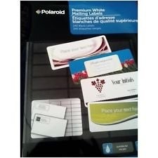 polaroid decorative labels template
 Amazon.com : Polaroid Premium White Mailing Labels 240 ct ..