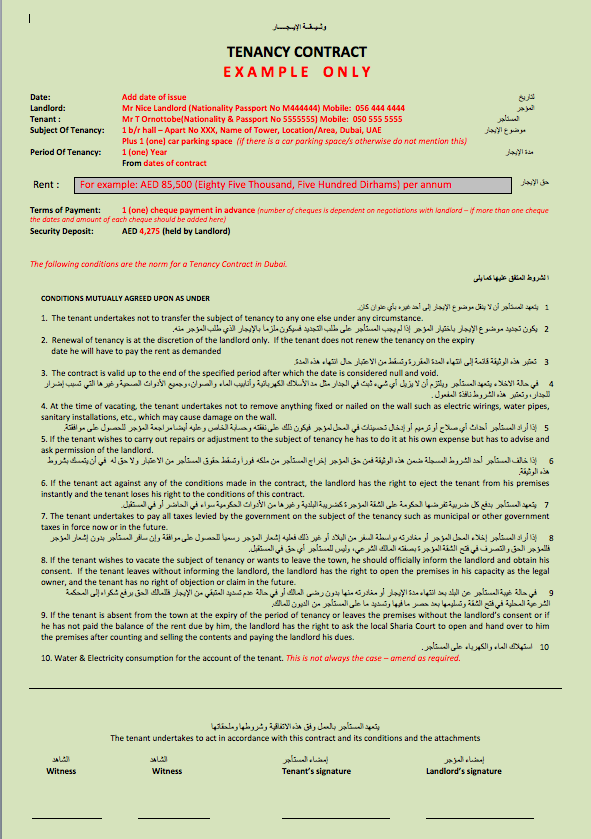 tenancy contract template dubai
 Before signing a Tenancy Contract - Dubai Survival Guide - tenancy contract template dubai