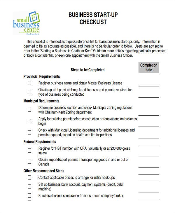 business checklist template
 Business Checklist Template - 14+ Free Samples, Examples ..