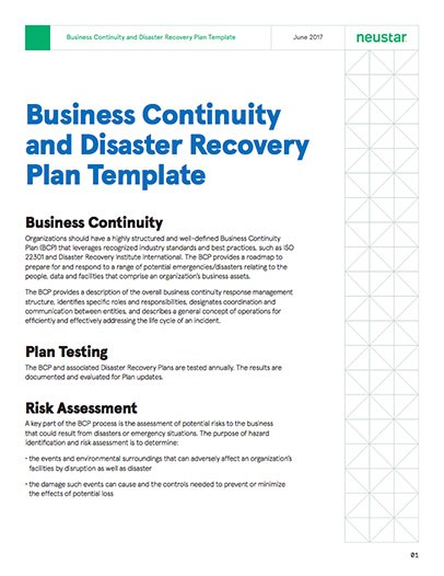 business recovery plan template
 Business Continuity & Disaster Recovery Plan Template ..