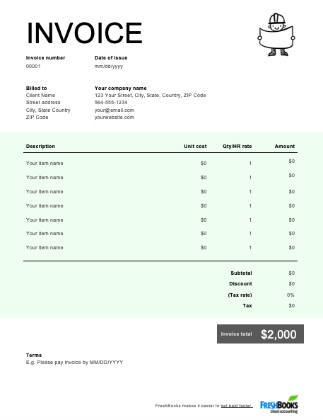 free remodeling contract template word
 Contractor Invoice Template | Free Download | Send in Minutes - free remodeling contract template word