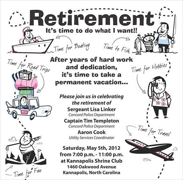 Retirement Flyer Template Free