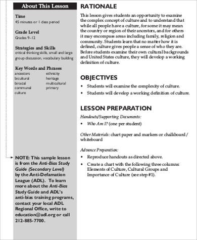 lesson plan template with objectives
 FREE 6+ Sample Lesson Plan Objective Templates in MS Word ..