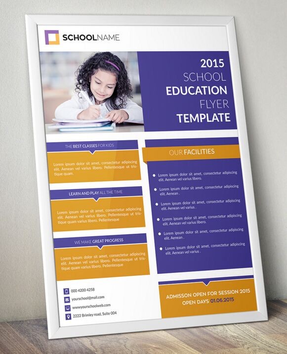 flyer template education
 Free Standing Education Flyer Template PSD - TitanUI - flyer template education