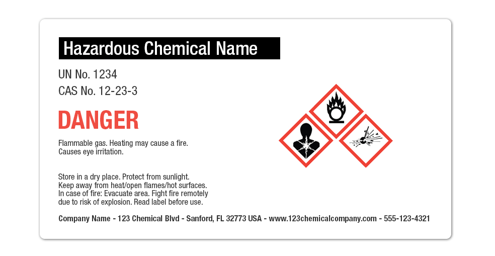 chemical labels template
 Getting Your GHS Labels OSHA-Ready - OnlineLabels