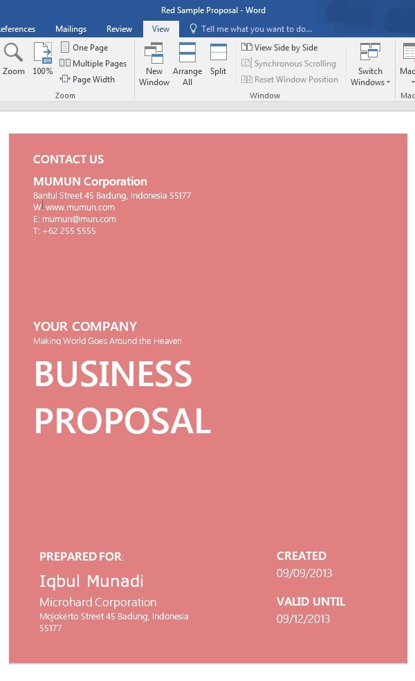 Proposal Template Cover Page Why Proposal Template Cover Page Had Been 