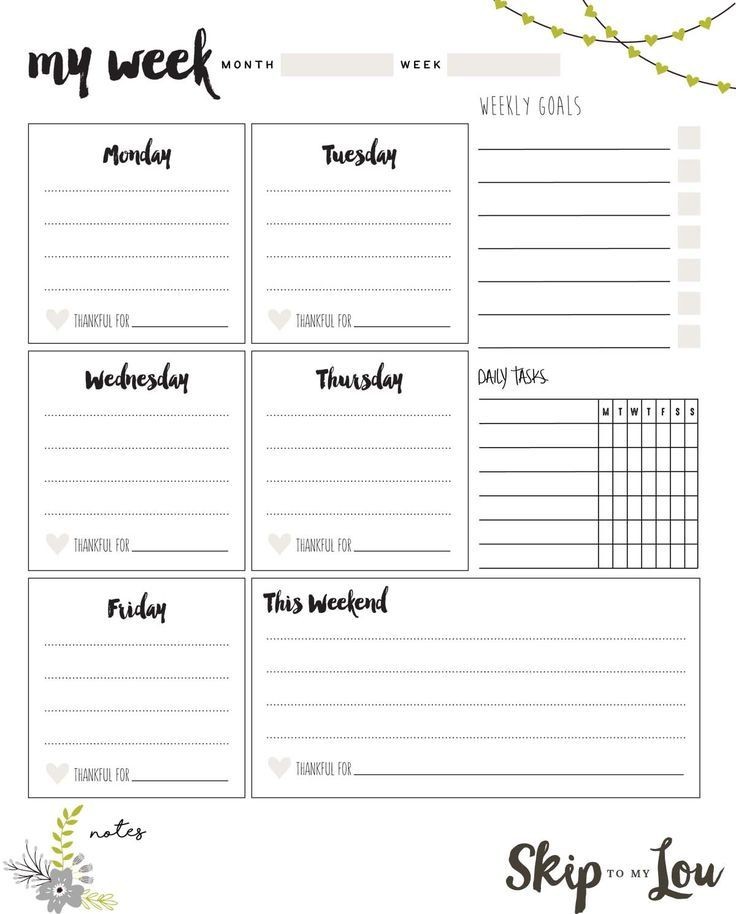 checklist template aesthetic
 Image result for aesthetic planner pages | Weekly planner ..
