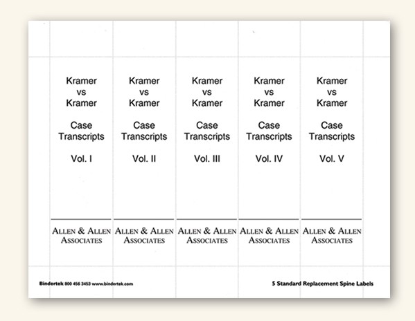 ring binder labels template
 Insertable Spine Labels for Standard 3" Binders - ring binder labels template