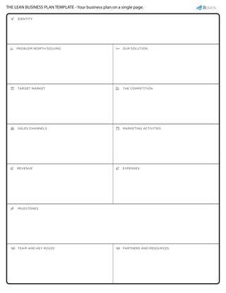 lean business plan template
 LEAN Business Plan Template by Montgomery Area Chamber of ..