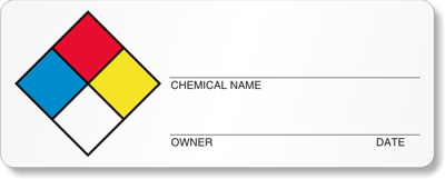 chemical labels template
 NFPA Labels, Stickers, Tags, Placards and Signs | Quick ..