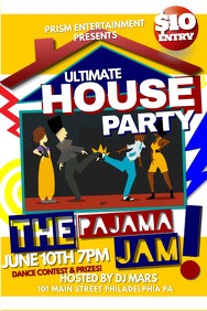 house party flyer template
 Party Flyer Templates | PosterMyWall - house party flyer template