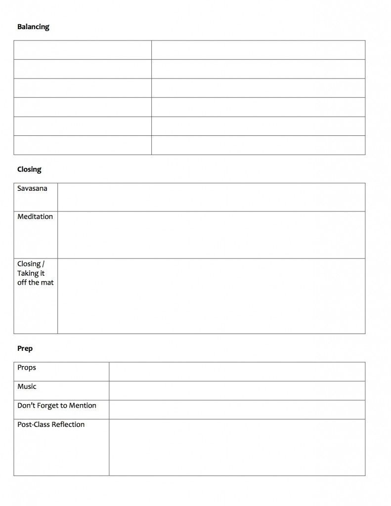 downloadable yoga lesson plan template
 Pin on Yoga!! - downloadable yoga lesson plan template