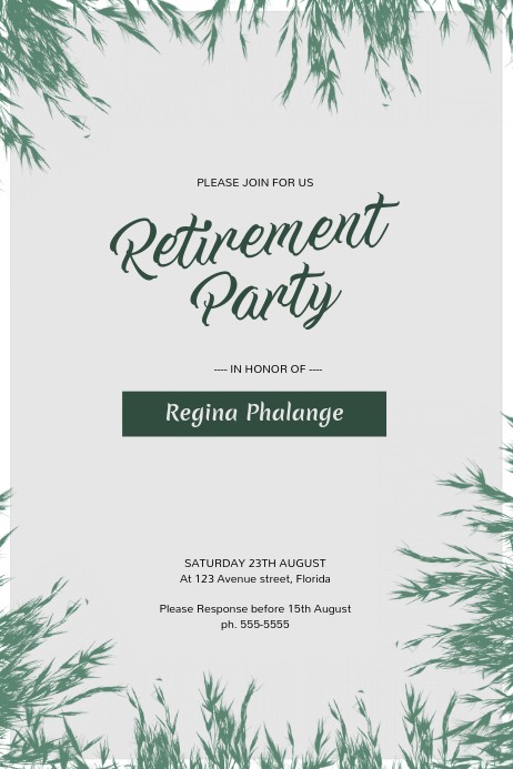 flyer template for retirement party
 Retirement Party Flyer Template | PosterMyWall - flyer template for retirement party