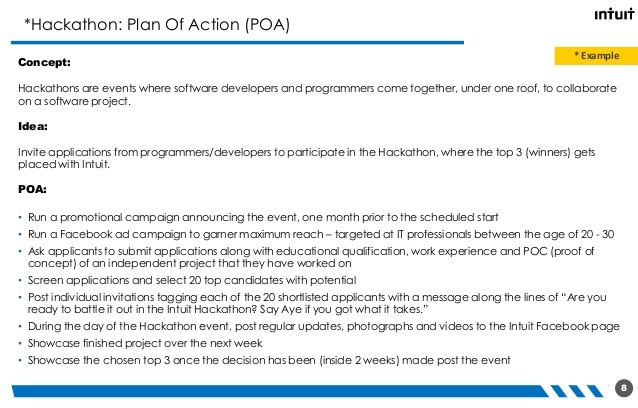 hackathon proposal template
 Social Media Plan/Strategy Template (created for Intuit) - hackathon proposal template