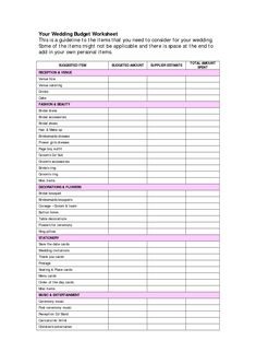 ugandan wedding budget template
Wedding Budget Checklist | Budget Wedding | Pinterest .. ugandan wedding budget template
Wedding Budget Checklist | Budget Wedding | Pinterest ..