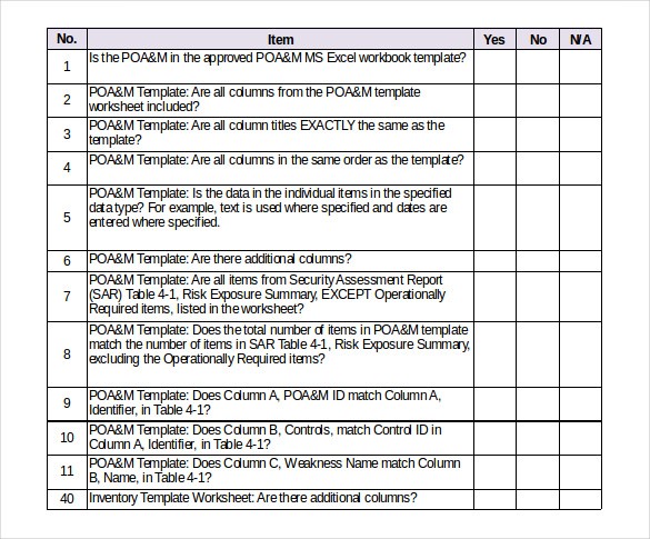 sample checklist template
 18+ Inventory Checklist Templates - Free PDF, Word Format ..