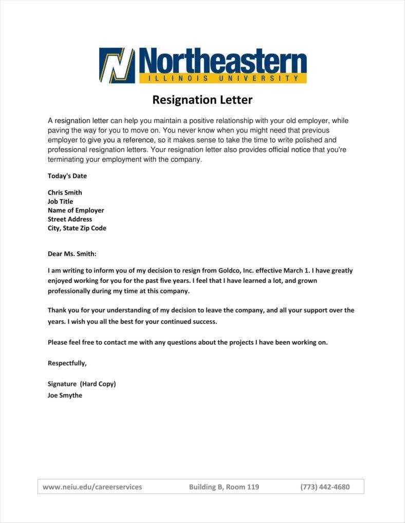 resignation letter template short
 33+ Simple Resign Letter Templates - Free Word, PDF, Excel ..
