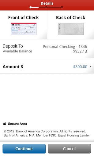 bank of america bank check endorsement
 Bank of America Android app updated with mobile check deposit - bank of america bank check endorsement