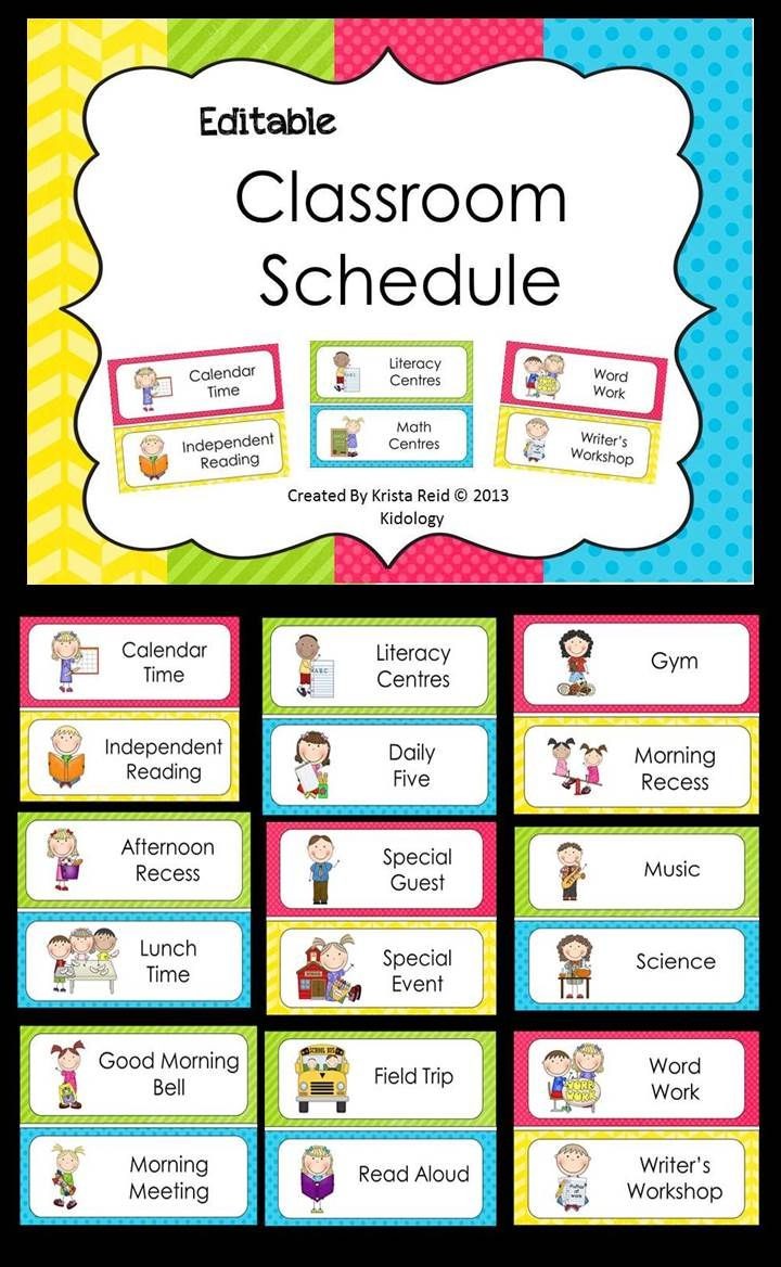 Free Printable Visual Schedule Template Printable Templates