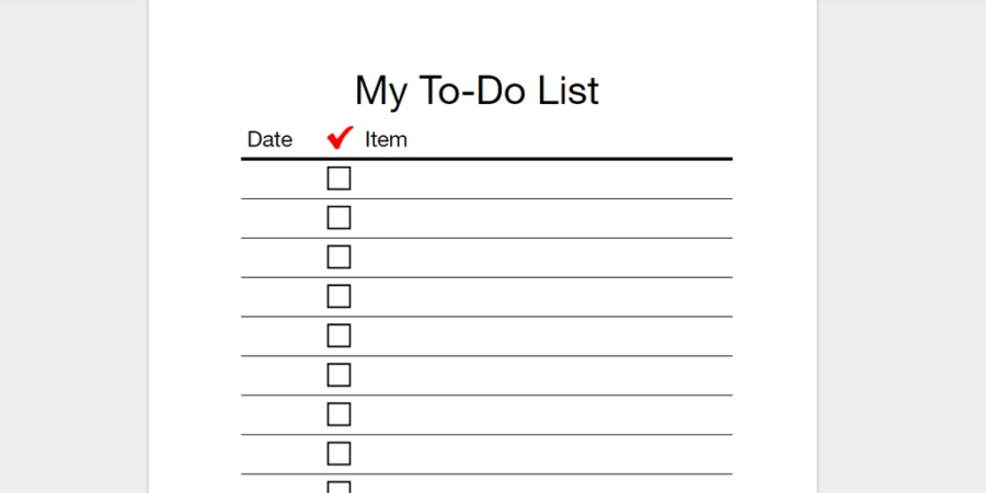 checklist template to do list
 Every To-Do List Template You’ll Ever Need - Business 2 ..