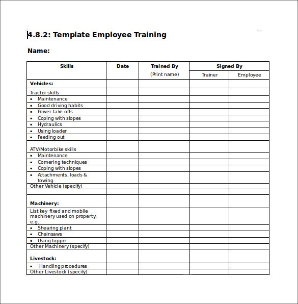 training checklist template
 FREE 16+ Training Checklist Samples in PDF | MS Word - training checklist template