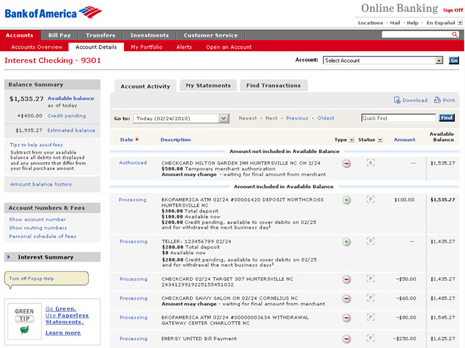 bank of america bank statement
 Importing statement from Bank of America. Only finding PDF ..