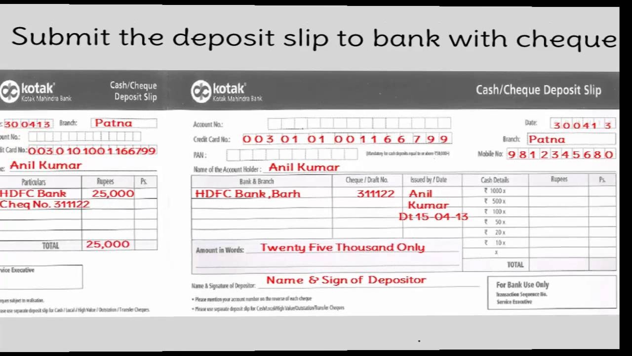 term deposit form of kotak mahindra bank
 IN-How to fill Credit Card Payment of Kotak Mahindra Bank ..