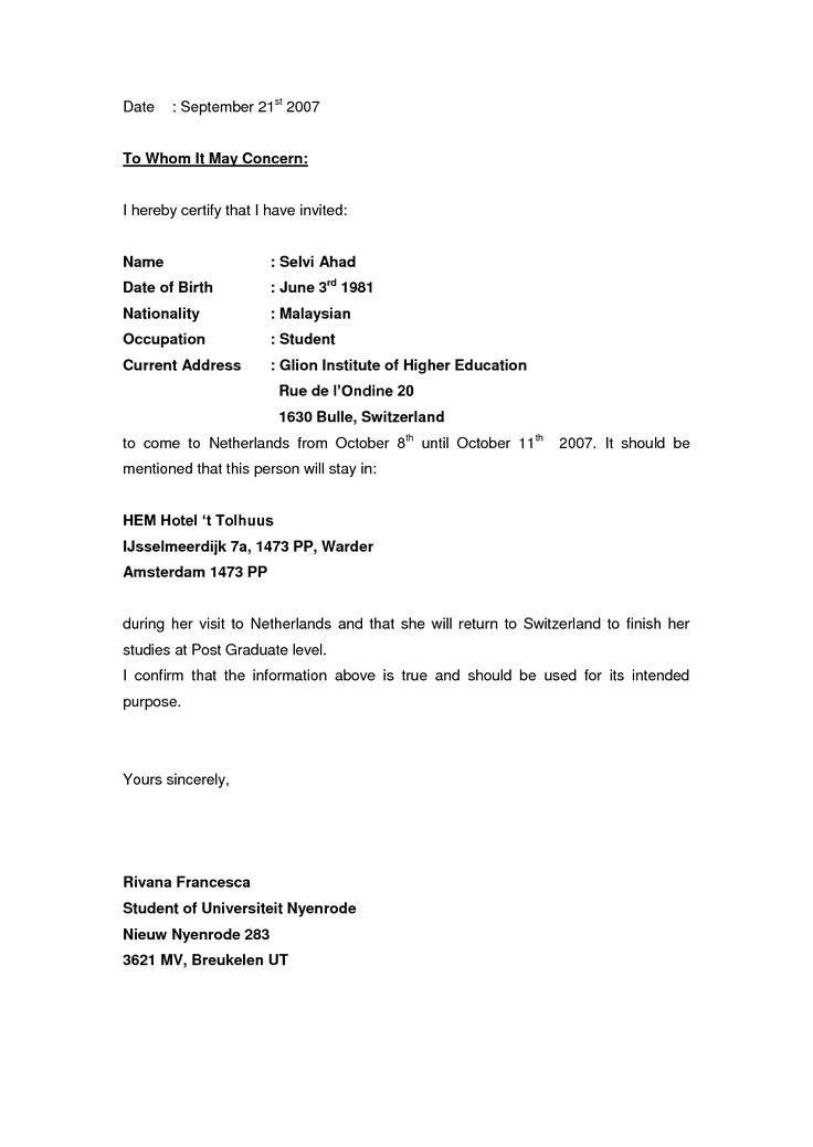 resignation letter template german
 invitation letter format for schengen business visa best ..