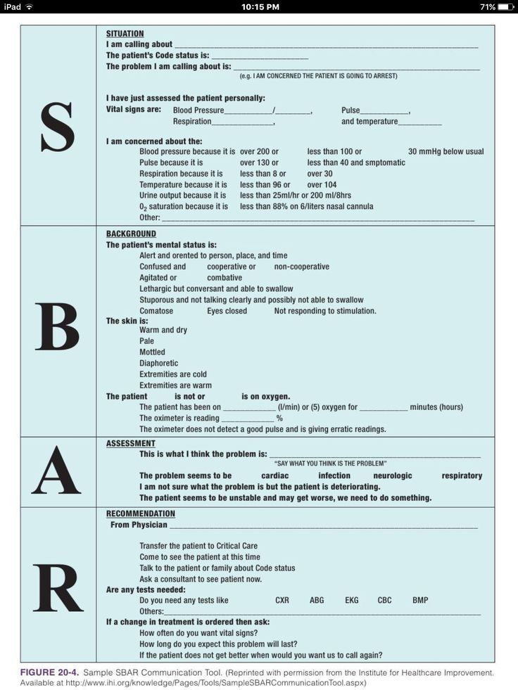 sbar examples for psychiatric nursing
SBAR Communication. Fundamentals of Nursing More | NCLEX .. sbar examples for psychiatric nursing
SBAR Communication. Fundamentals of Nursing More | NCLEX ..