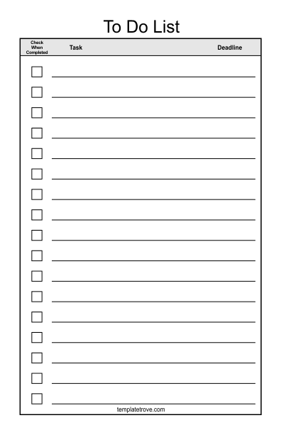 checklist template to do list
 To Do Checklist Template 2 - checklist template to do list