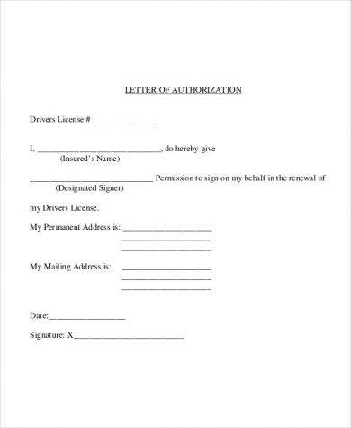 sample request letter for permission to use a vehicle
 48+ Authorization Letter Examples - PDF, DOC | Examples - sample request letter for permission to use a vehicle